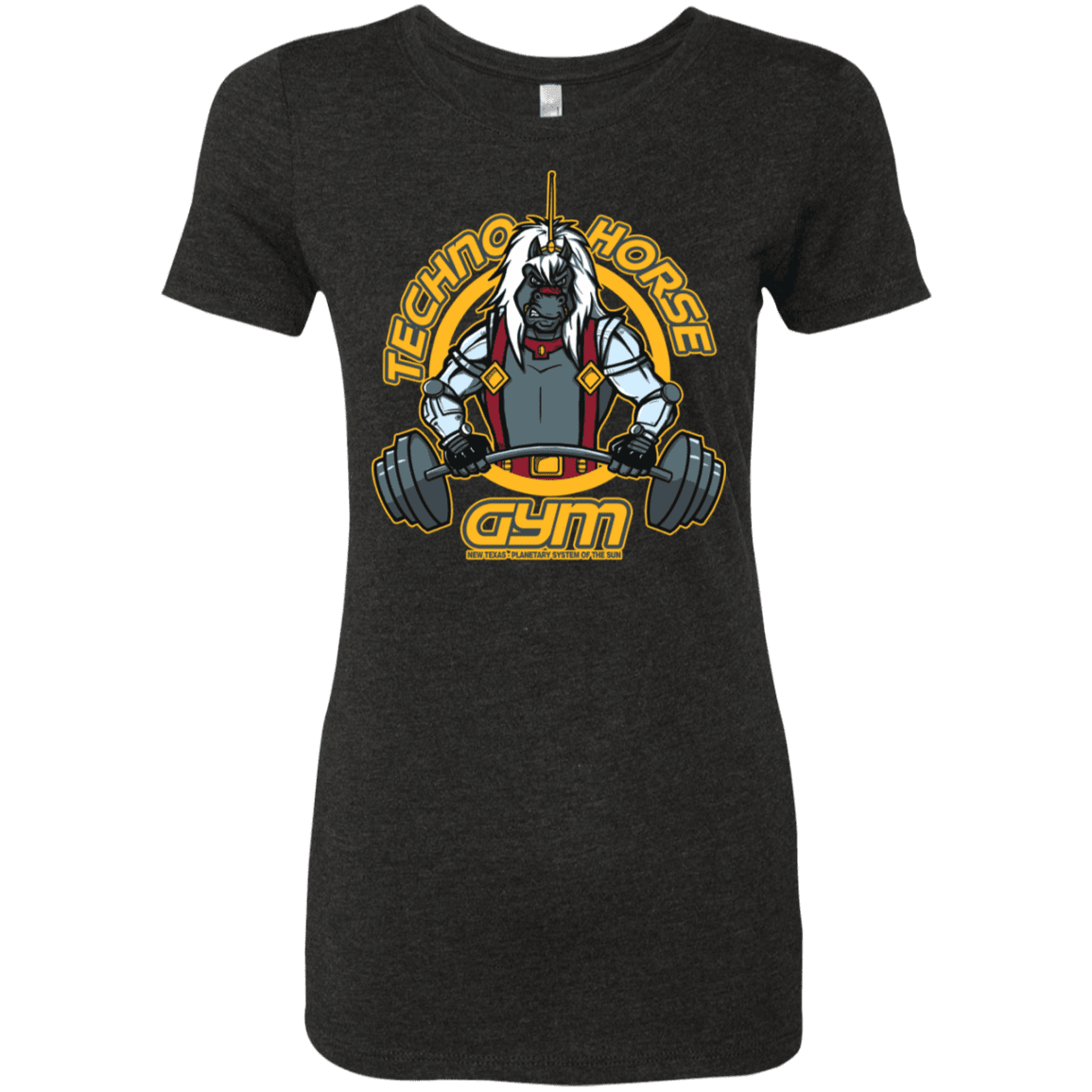 T-Shirts Vintage Black / S Techno Horse Gym Women's Triblend T-Shirt