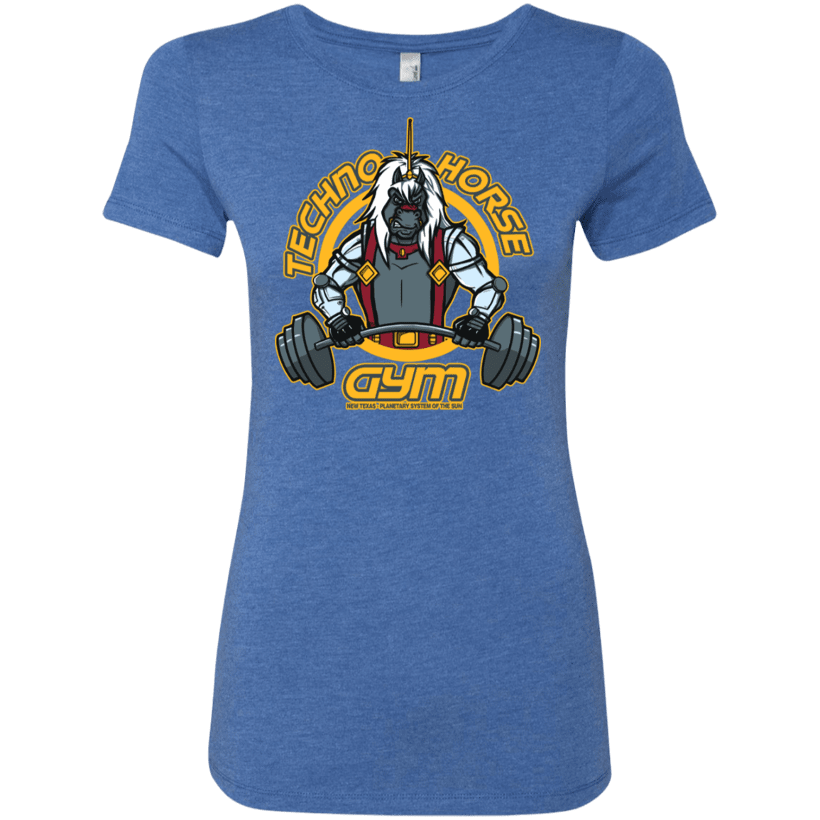 T-Shirts Vintage Royal / S Techno Horse Gym Women's Triblend T-Shirt