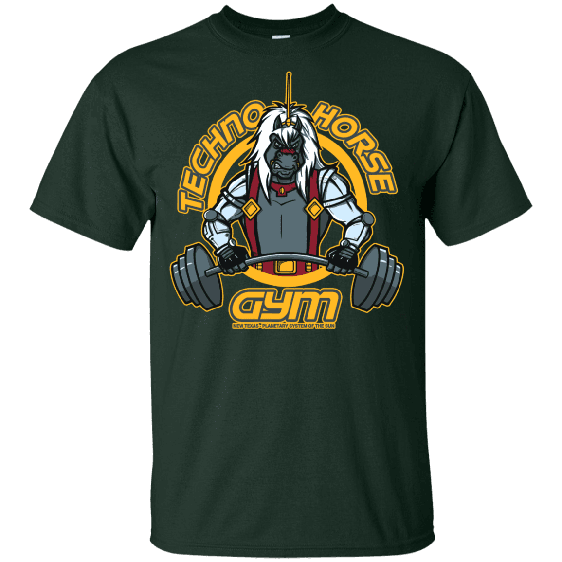 T-Shirts Forest / YXS Techno Horse Gym Youth T-Shirt