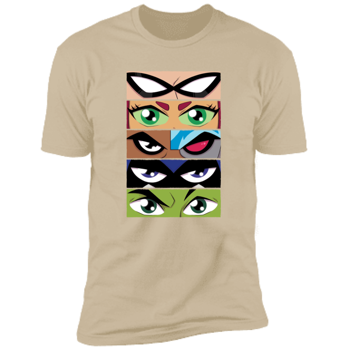 T-Shirts Sand / S Teen Titans OG Eyes Men's Premium T-Shirt
