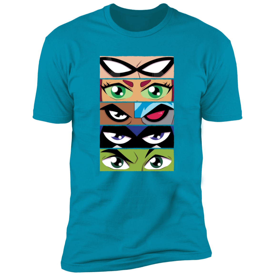 T-Shirts Turquoise / S Teen Titans OG Eyes Men's Premium T-Shirt