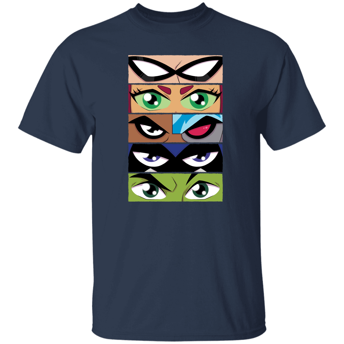 T-Shirts Navy / S Teen Titans OG Eyes T-Shirt
