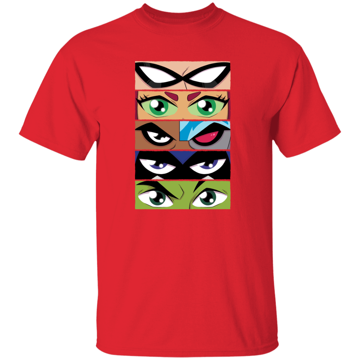 T-Shirts Red / YXS Teen Titans OG Eyes Youth T-Shirt