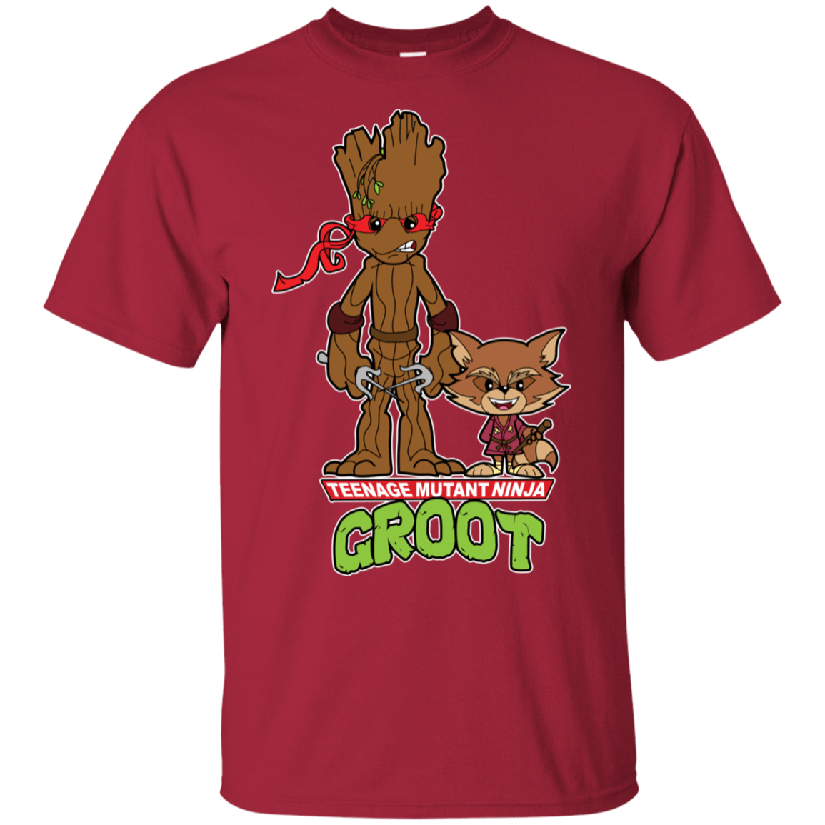 T-Shirts Cardinal / S Teenage Mutant Ninja Groot T-Shirt