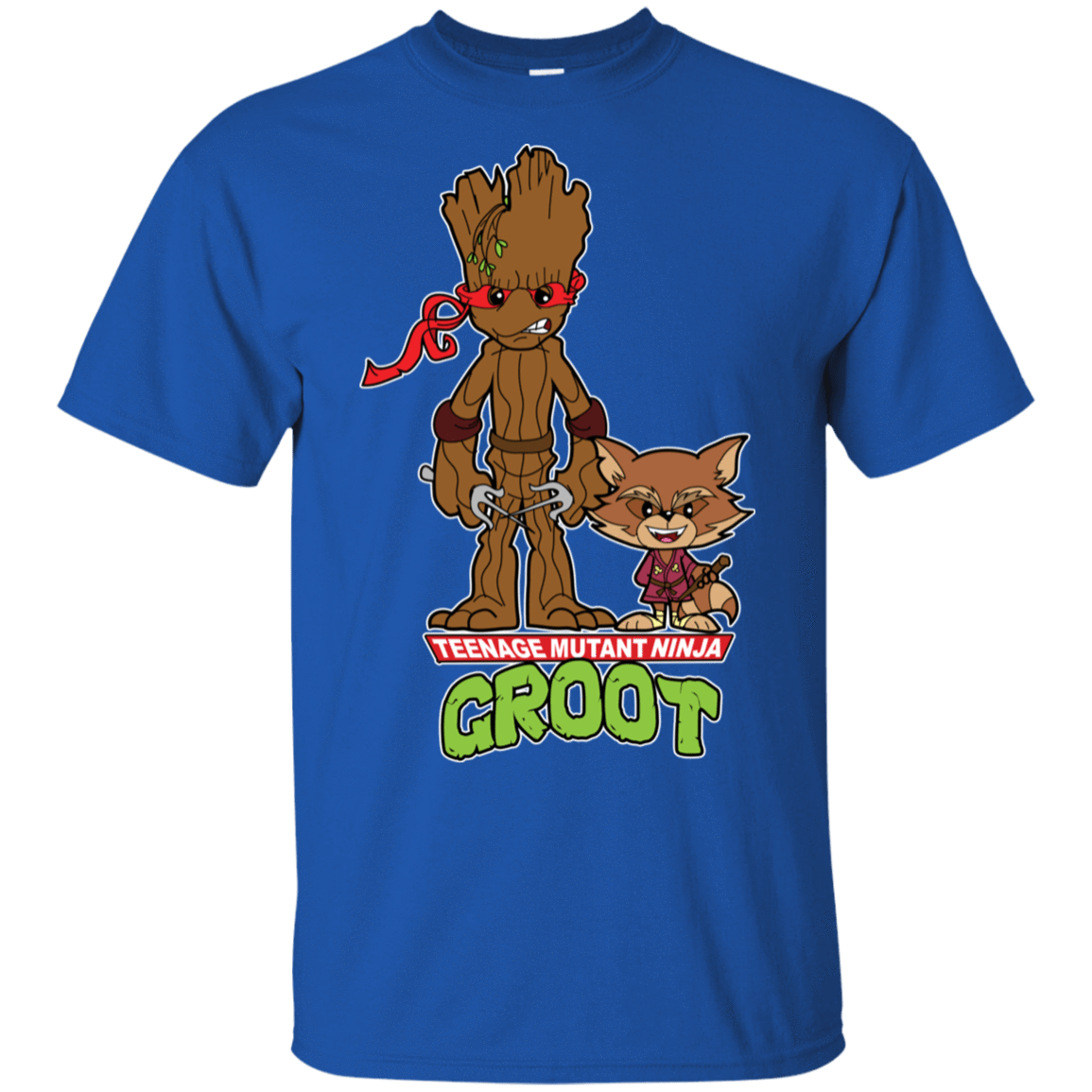 T-Shirts Royal / S Teenage Mutant Ninja Groot T-Shirt