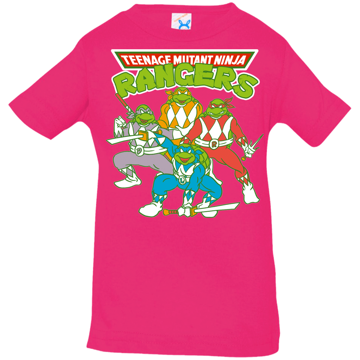 T-Shirts Hot Pink / 6 Months Teenage Mutant Ninja Rangers Infant Premium T-Shirt