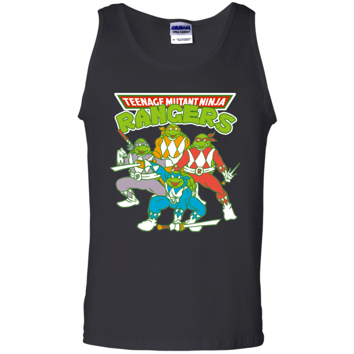 T-Shirts Black / S Teenage Mutant Ninja Rangers Men's Tank Top