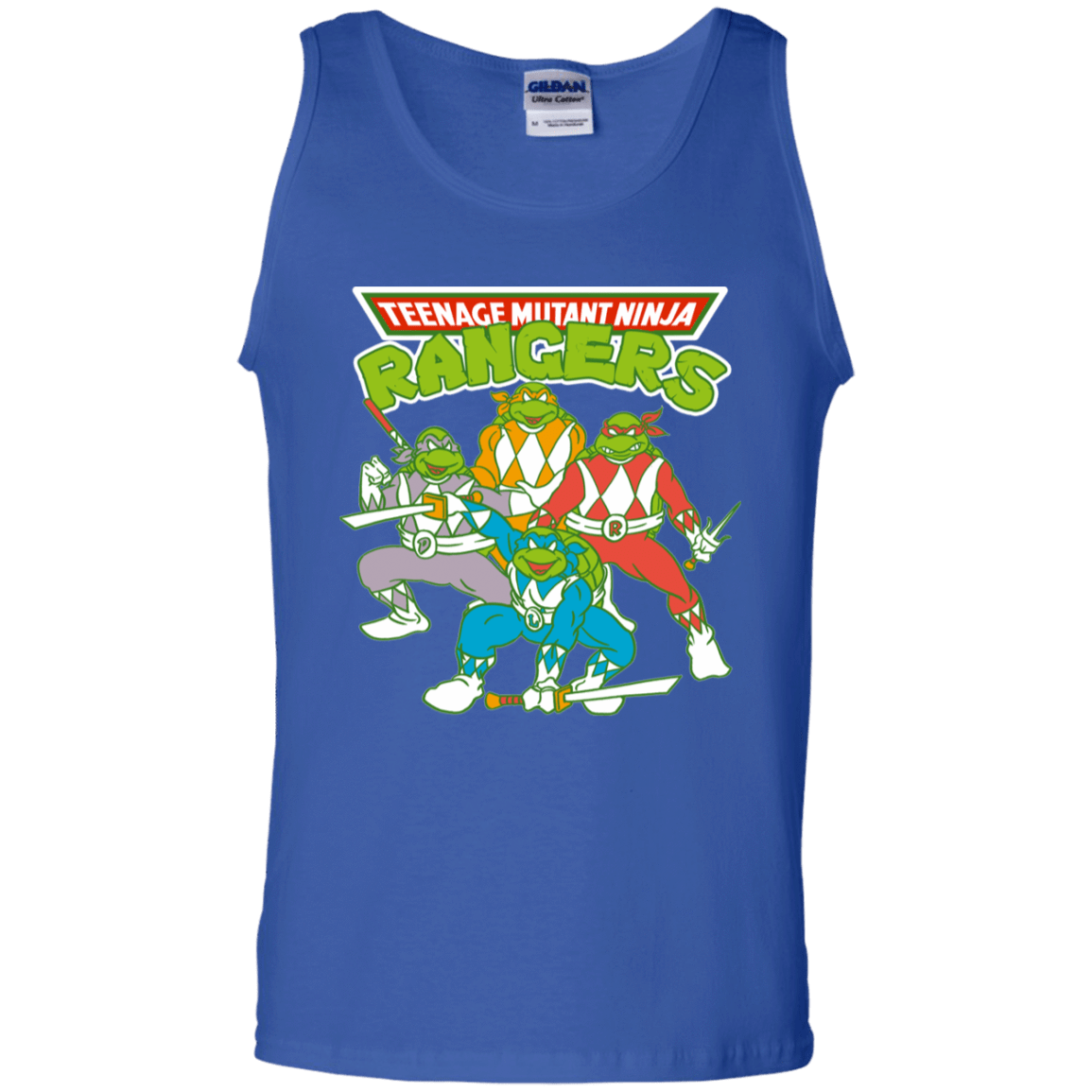 T-Shirts Royal / S Teenage Mutant Ninja Rangers Men's Tank Top