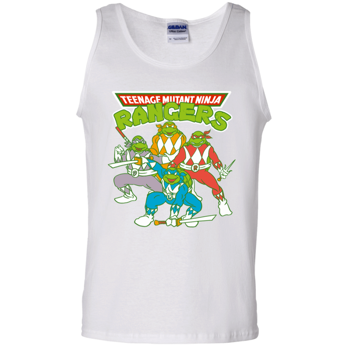 T-Shirts White / S Teenage Mutant Ninja Rangers Men's Tank Top