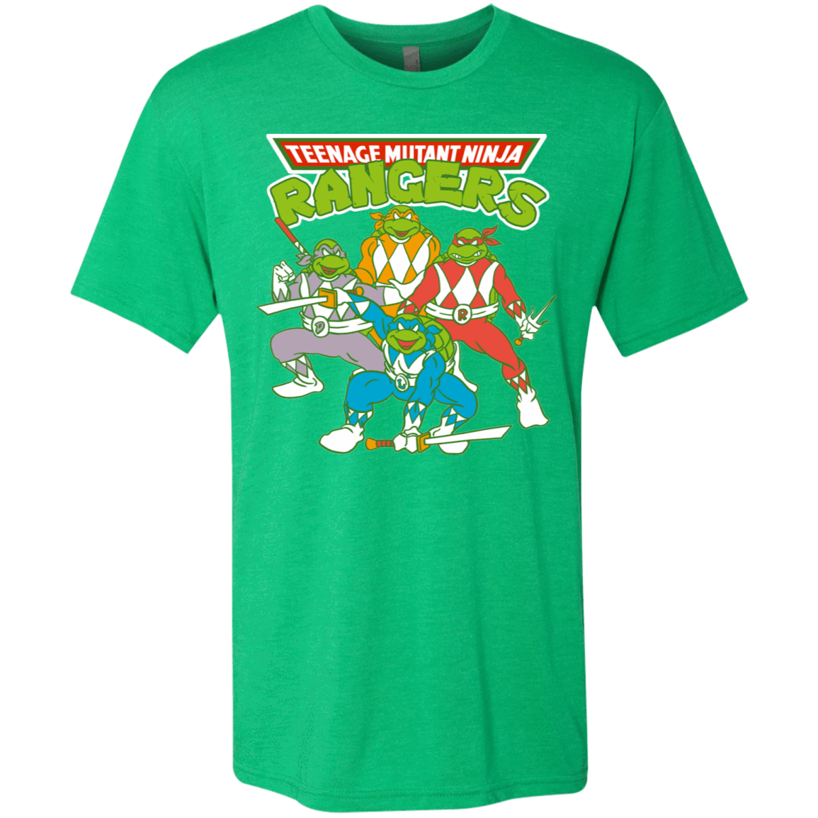 T-Shirts Envy / S Teenage Mutant Ninja Rangers Men's Triblend T-Shirt