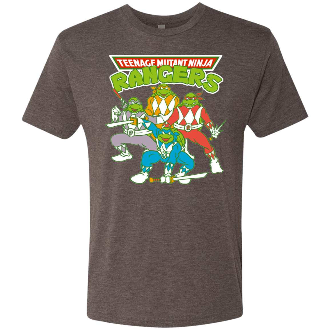 T-Shirts Macchiato / S Teenage Mutant Ninja Rangers Men's Triblend T-Shirt