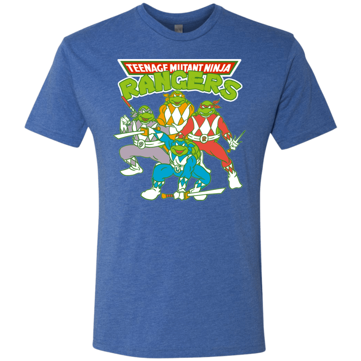 T-Shirts Vintage Royal / S Teenage Mutant Ninja Rangers Men's Triblend T-Shirt