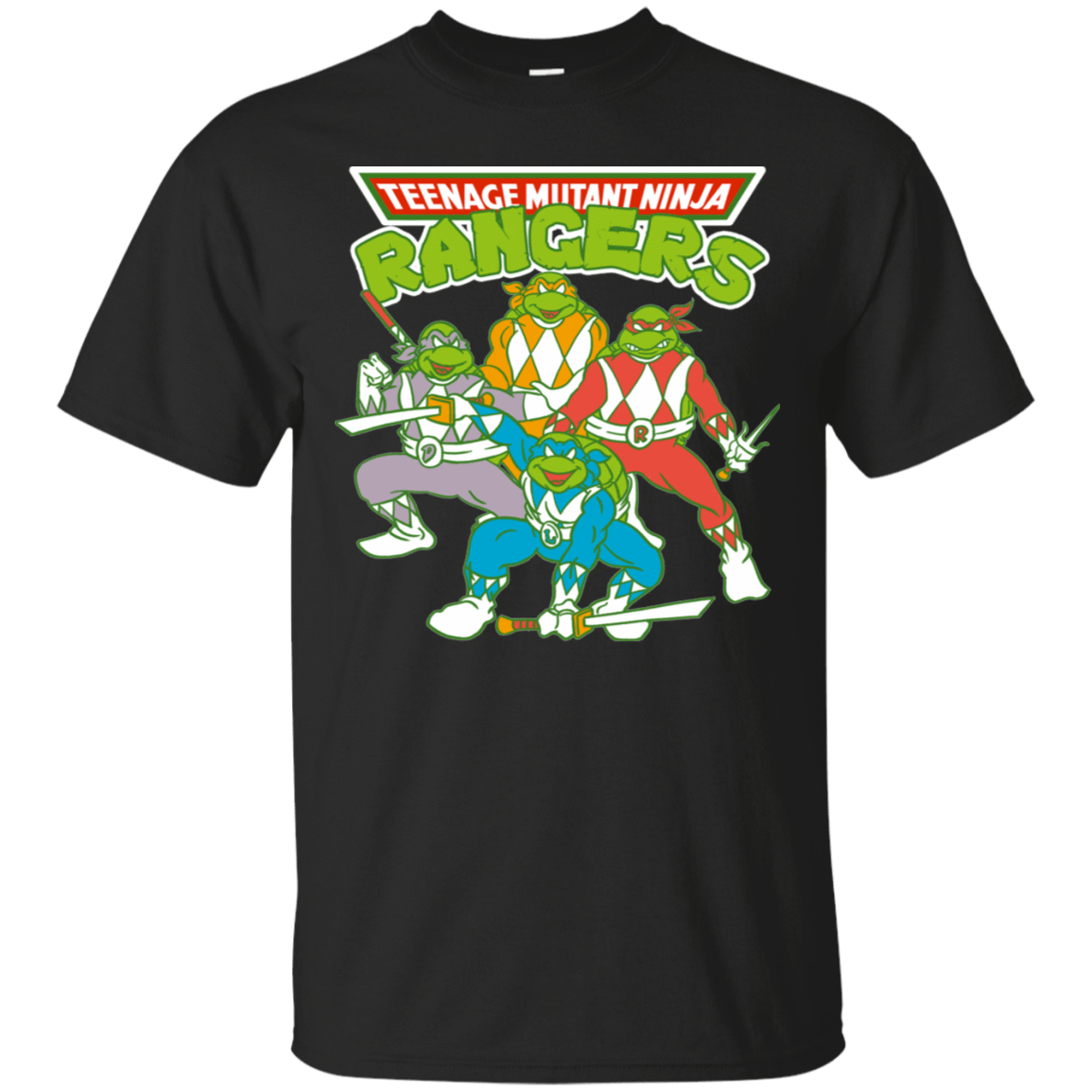 T-Shirts Black / S Teenage Mutant Ninja Rangers T-Shirt