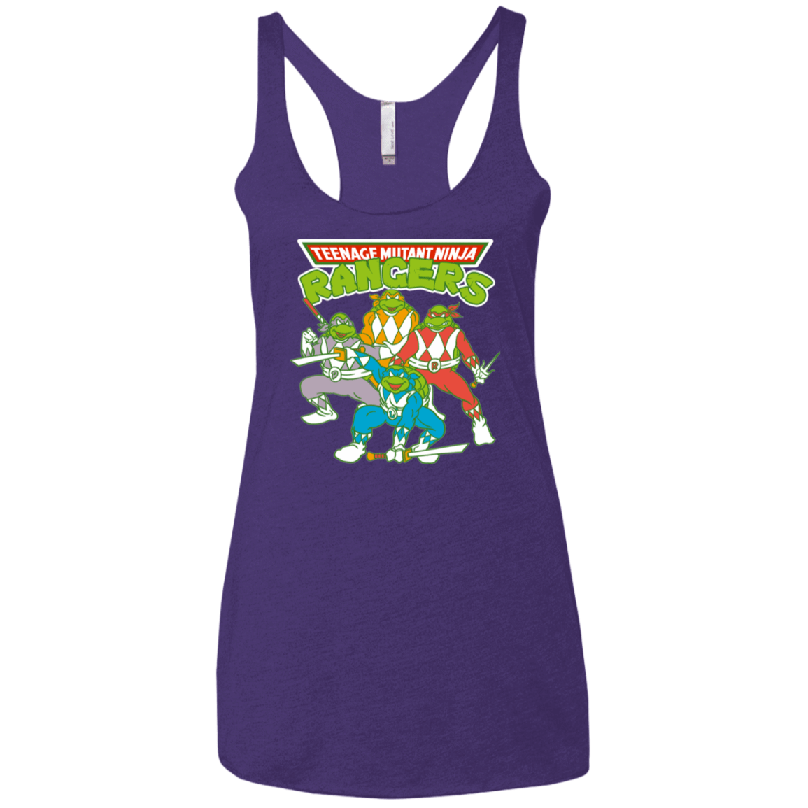 T-Shirts Purple Rush / X-Small Teenage Mutant Ninja Rangers Women's Triblend Racerback Tank