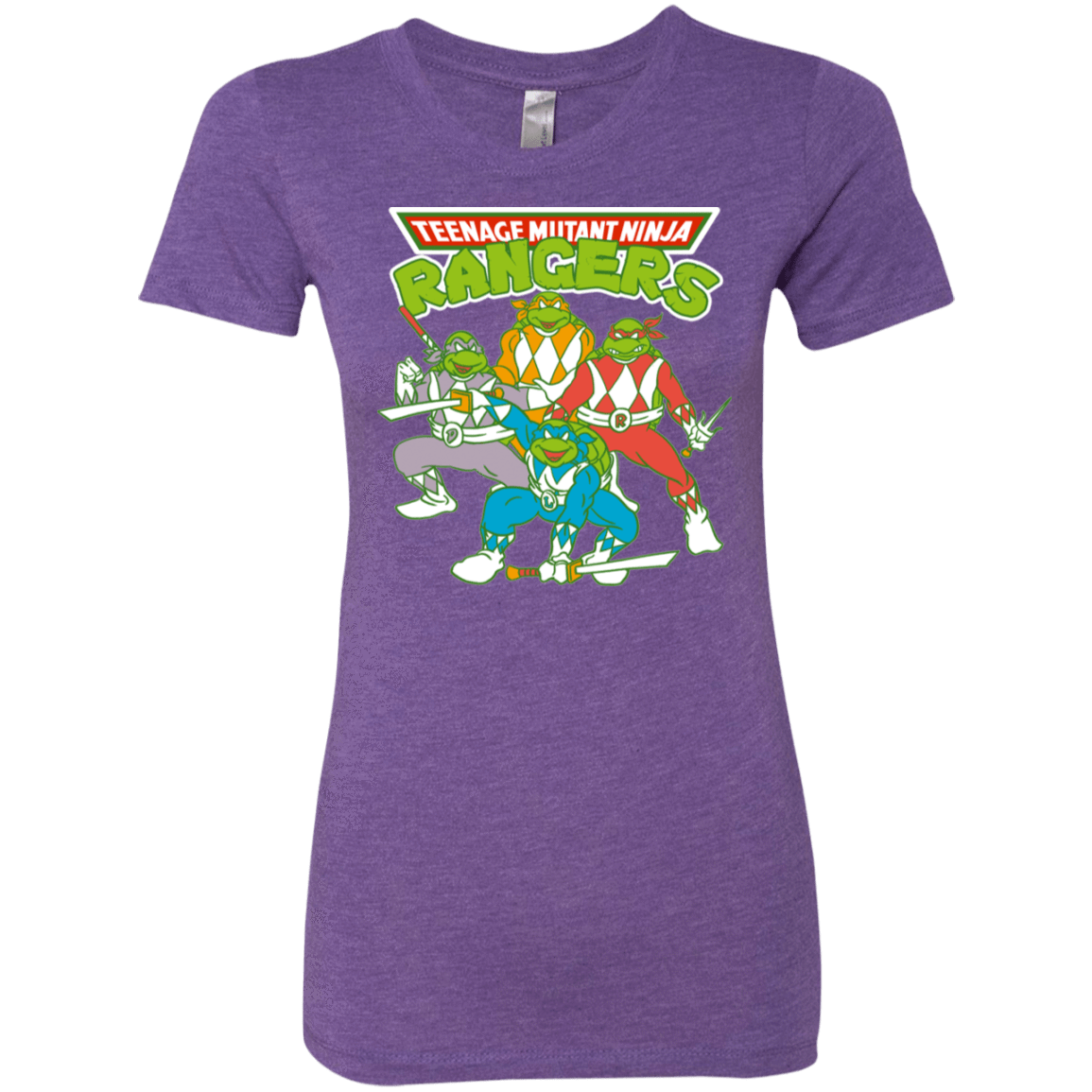 T-Shirts Purple Rush / S Teenage Mutant Ninja Rangers Women's Triblend T-Shirt