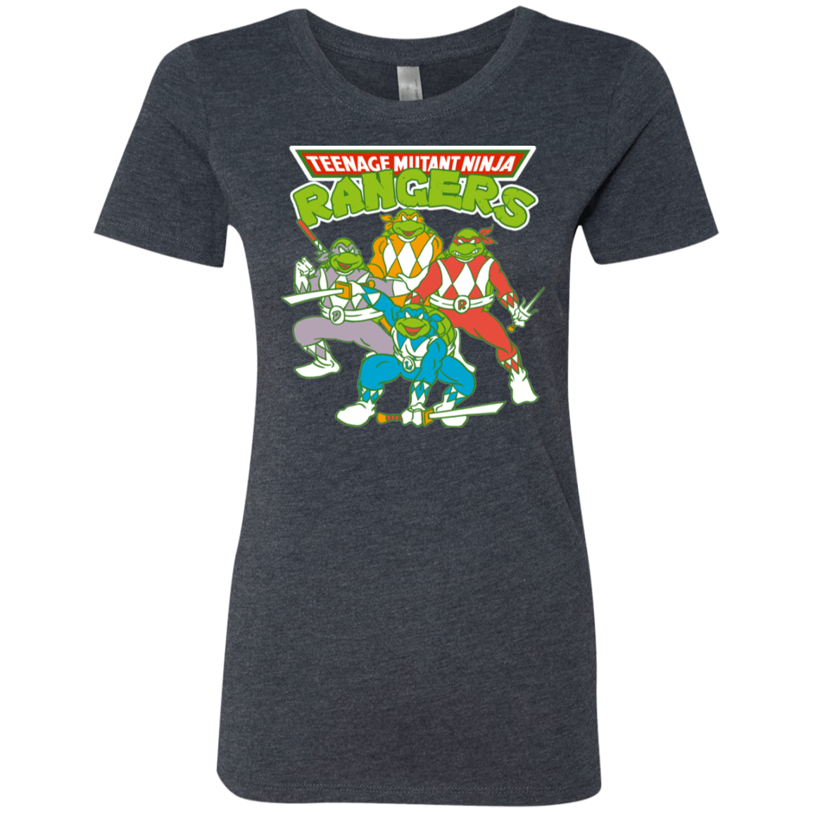 T-Shirts Vintage Navy / S Teenage Mutant Ninja Rangers Women's Triblend T-Shirt