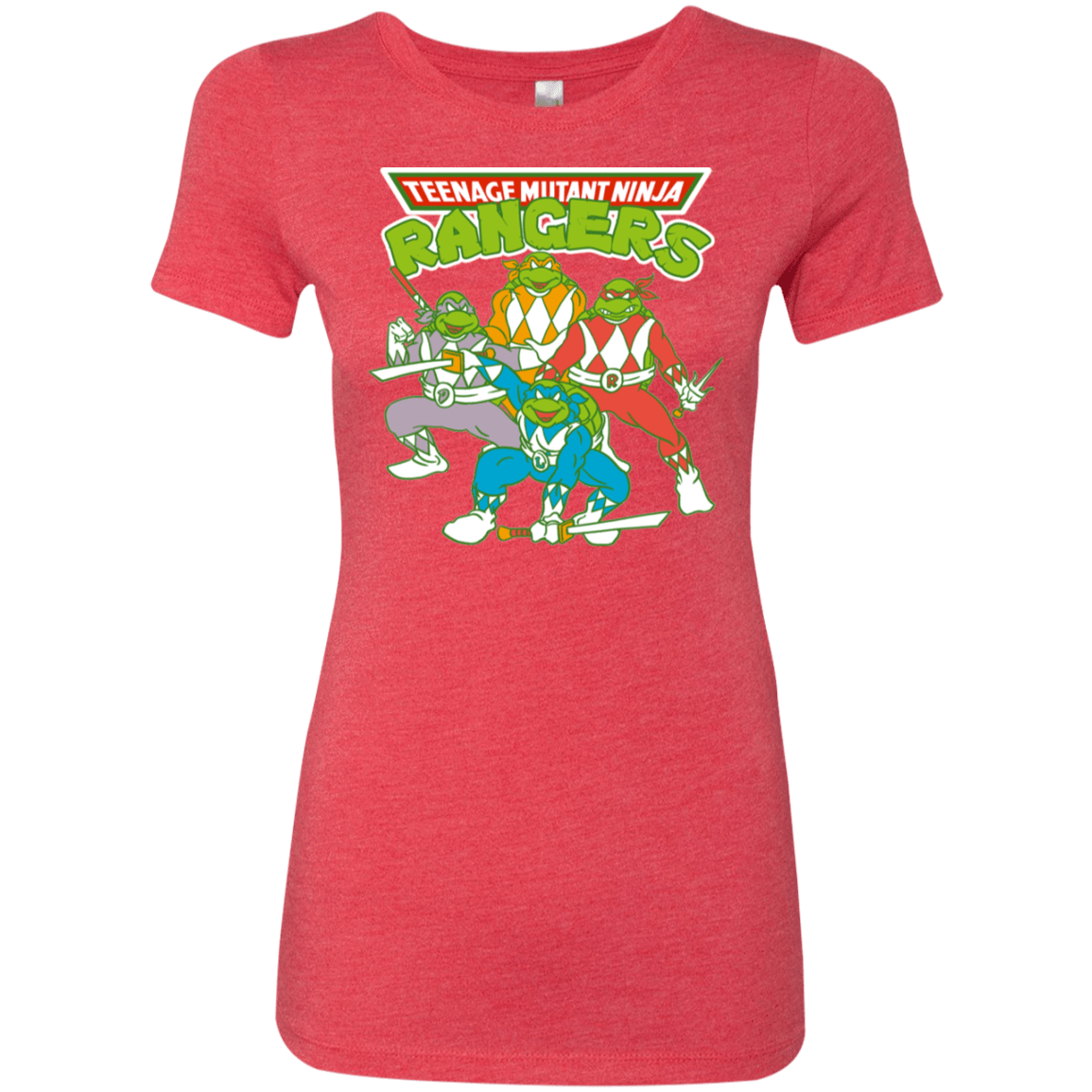 T-Shirts Vintage Red / S Teenage Mutant Ninja Rangers Women's Triblend T-Shirt