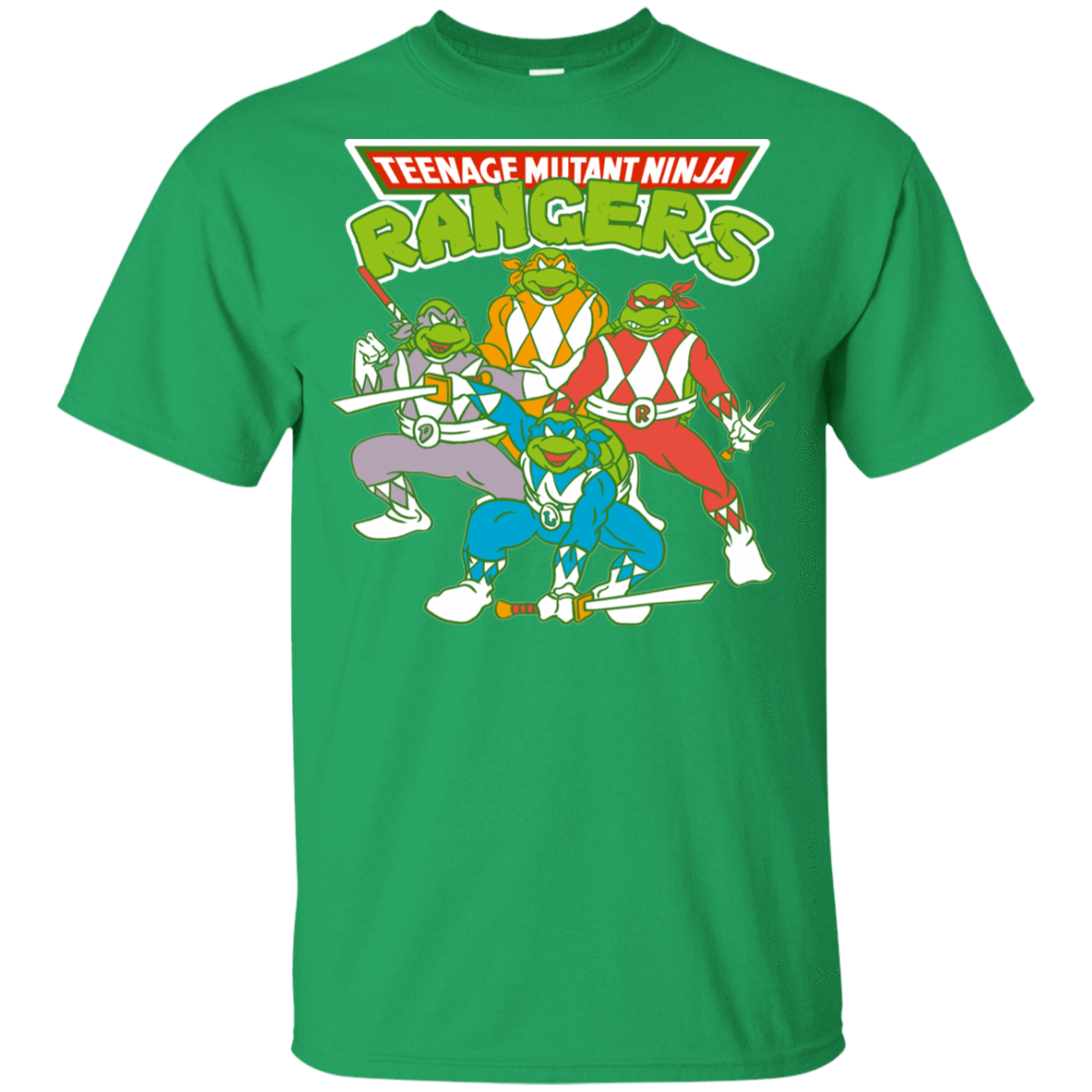 T-Shirts Irish Green / YXS Teenage Mutant Ninja Rangers Youth T-Shirt