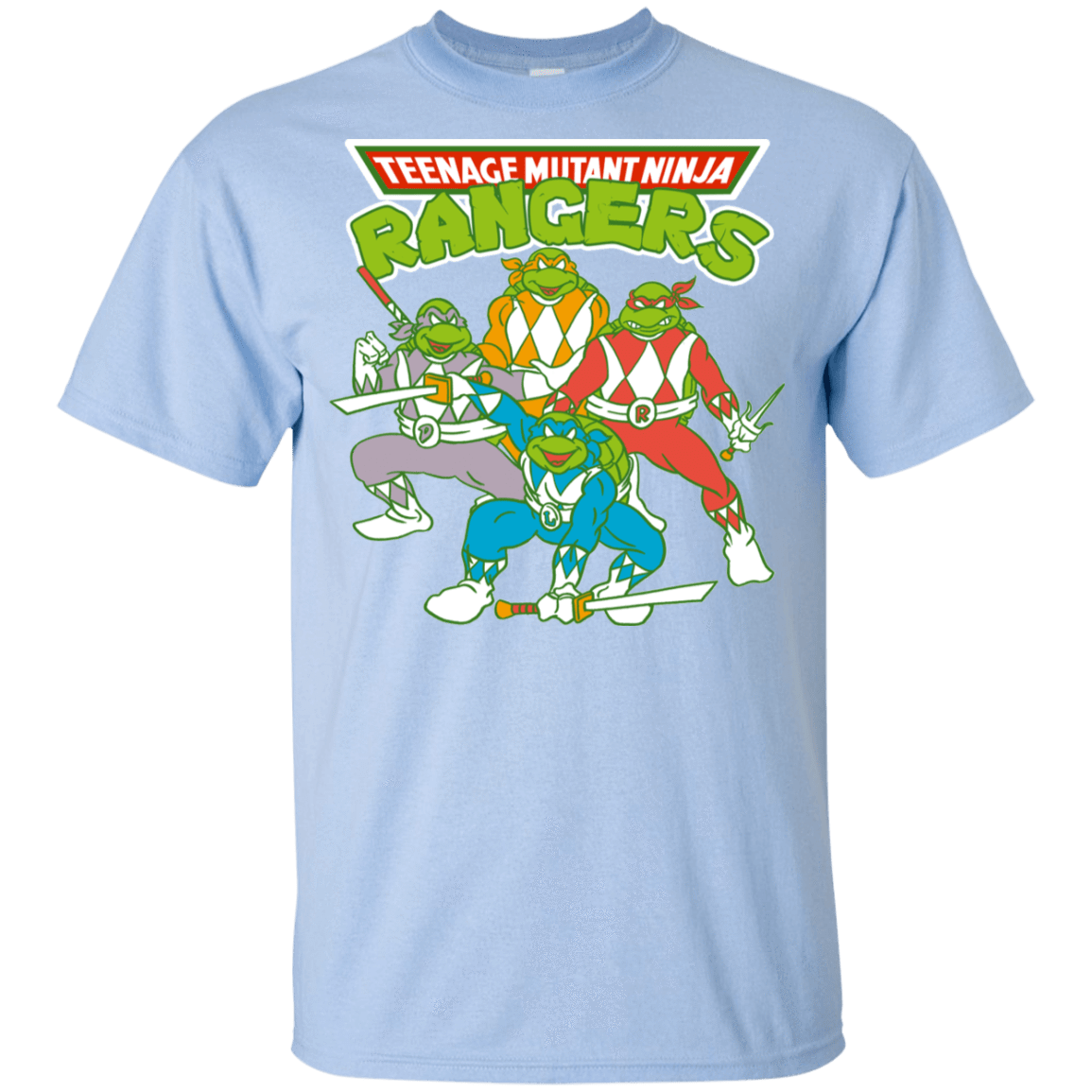 T-Shirts Light Blue / YXS Teenage Mutant Ninja Rangers Youth T-Shirt