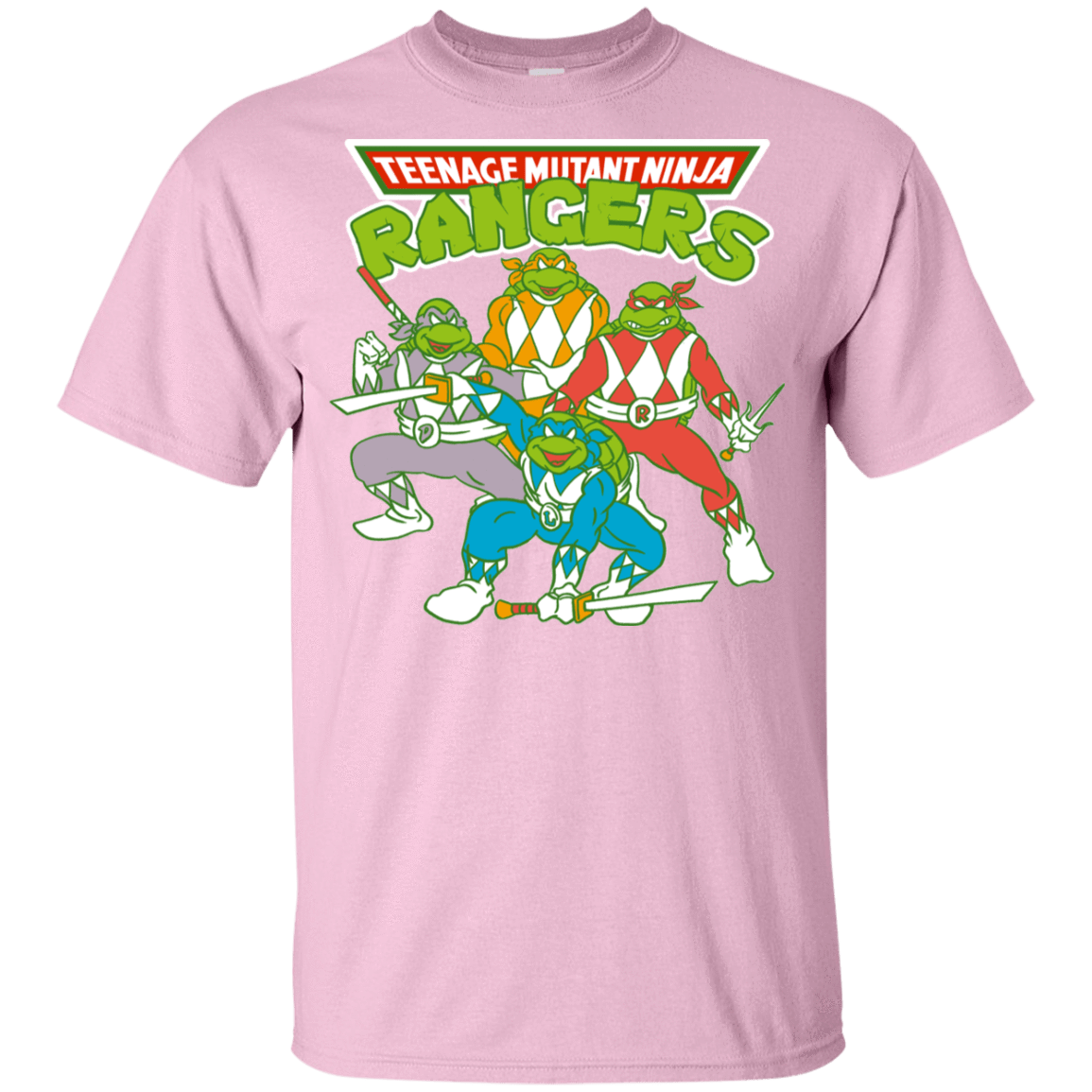 T-Shirts Light Pink / YXS Teenage Mutant Ninja Rangers Youth T-Shirt
