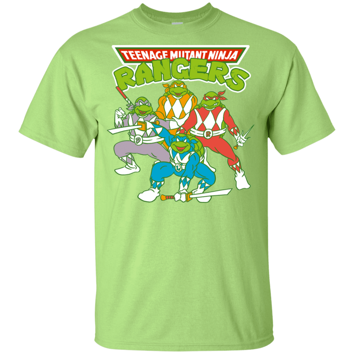 T-Shirts Mint Green / YXS Teenage Mutant Ninja Rangers Youth T-Shirt