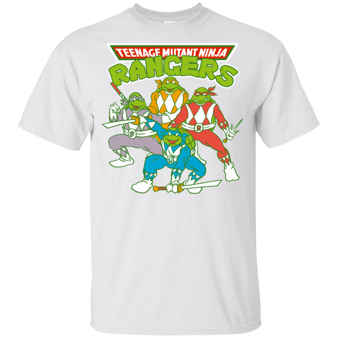 T-Shirts White / YXS Teenage Mutant Ninja Rangers Youth T-Shirt