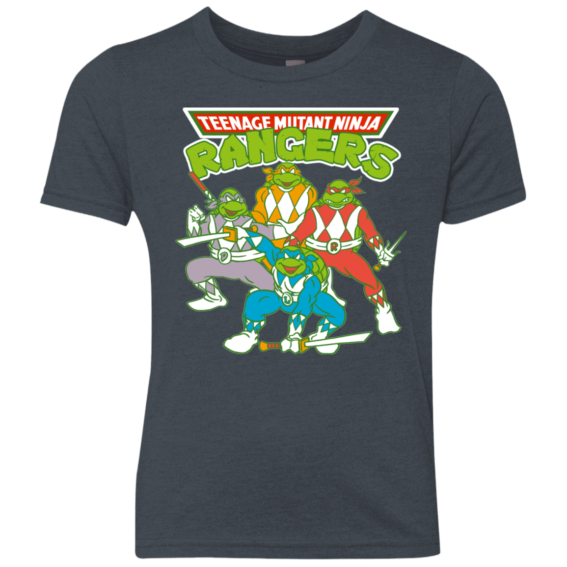 T-Shirts Vintage Navy / YXS Teenage Mutant Ninja Rangers Youth Triblend T-Shirt