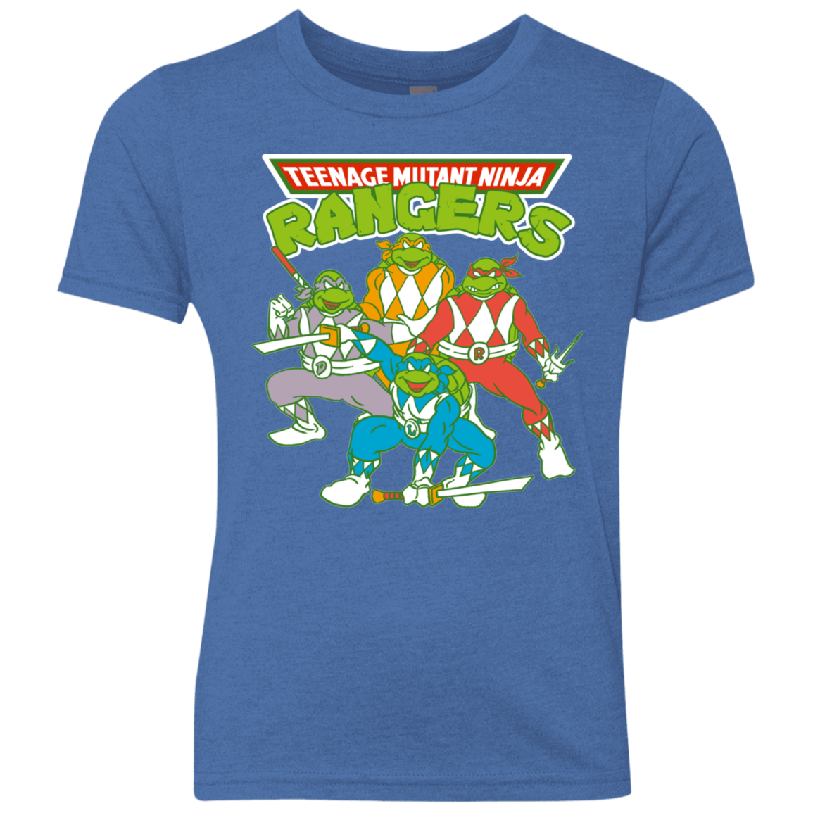 T-Shirts Vintage Royal / YXS Teenage Mutant Ninja Rangers Youth Triblend T-Shirt