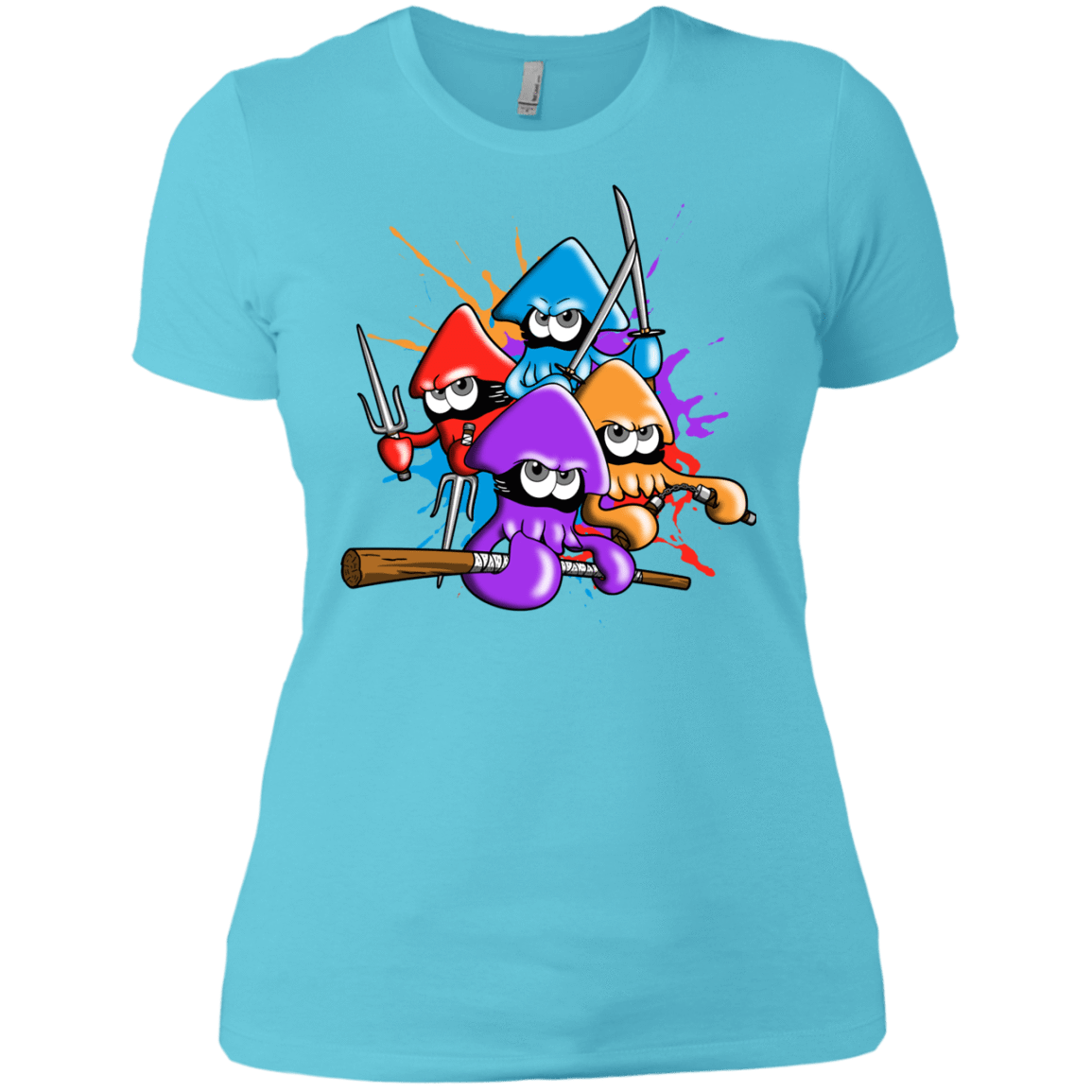 T-Shirts Cancun / X-Small Teenage Mutant Ninja Squids Women's Premium T-Shirt