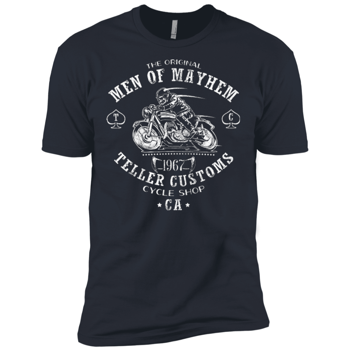 T-Shirts Indigo / X-Small Teller Custom Men's Premium T-Shirt