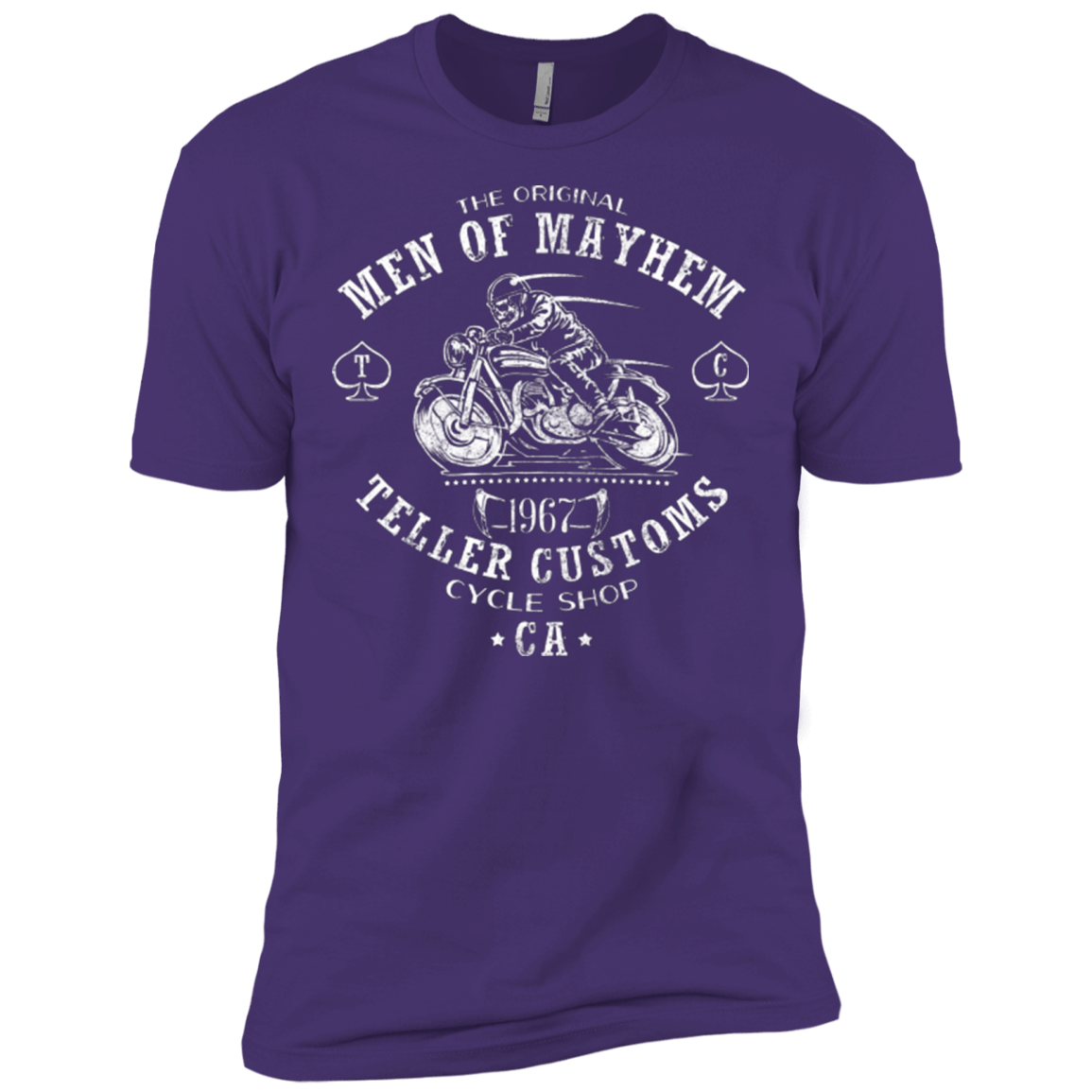 T-Shirts Purple / X-Small Teller Custom Men's Premium T-Shirt
