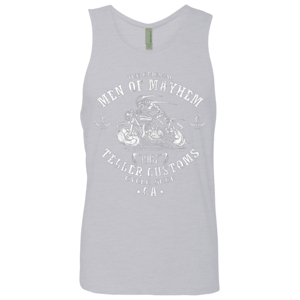 T-Shirts Heather Grey / Small Teller Custom Men's Premium Tank Top