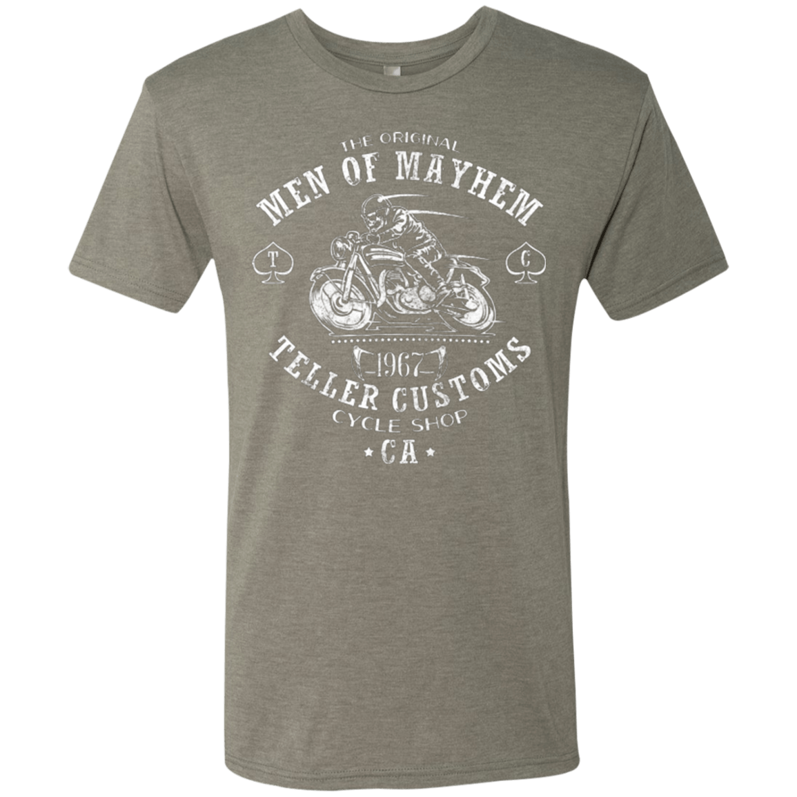 T-Shirts Venetian Grey / Small Teller Custom Men's Triblend T-Shirt