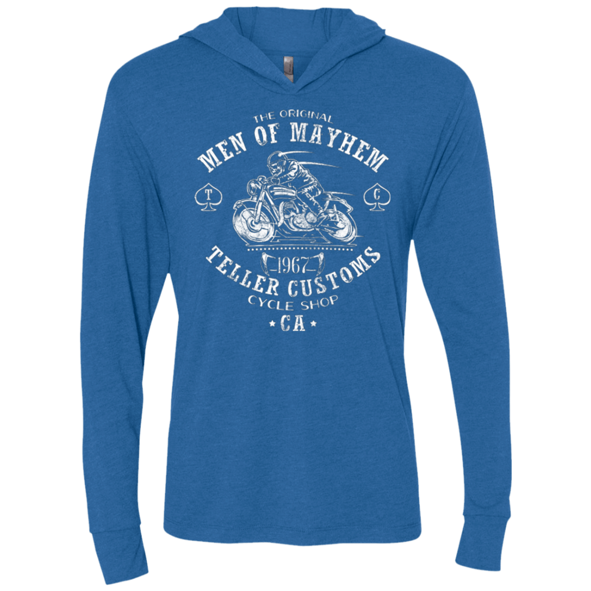 T-Shirts Vintage Royal / X-Small Teller Custom Triblend Long Sleeve Hoodie Tee
