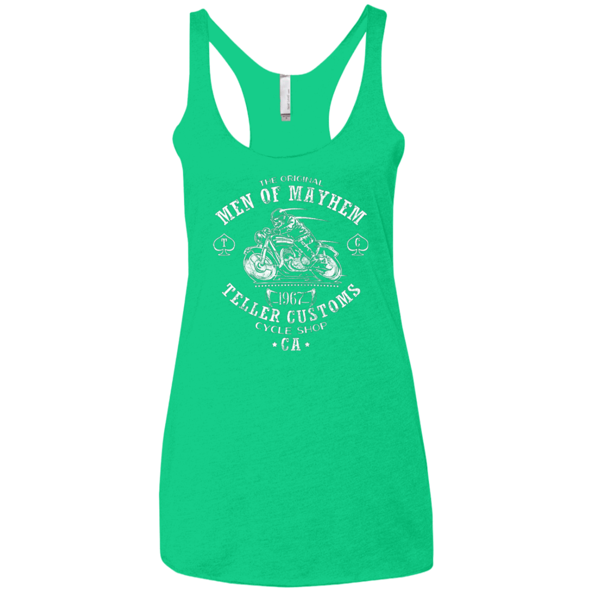 T-Shirts Envy / X-Small Teller Custom Women's Triblend Racerback Tank