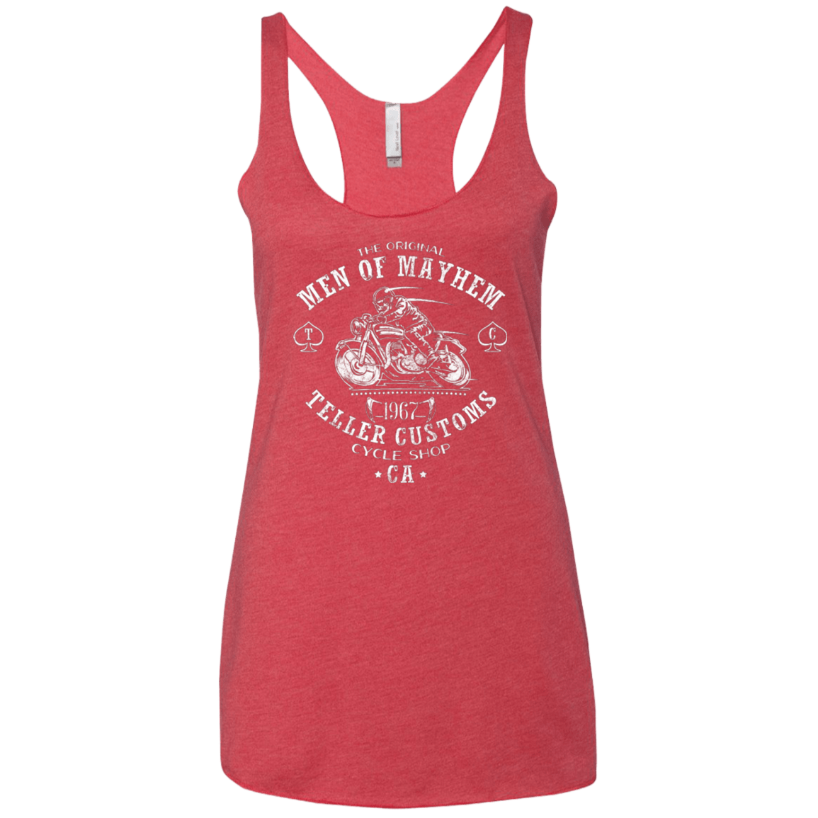 T-Shirts Vintage Red / X-Small Teller Custom Women's Triblend Racerback Tank