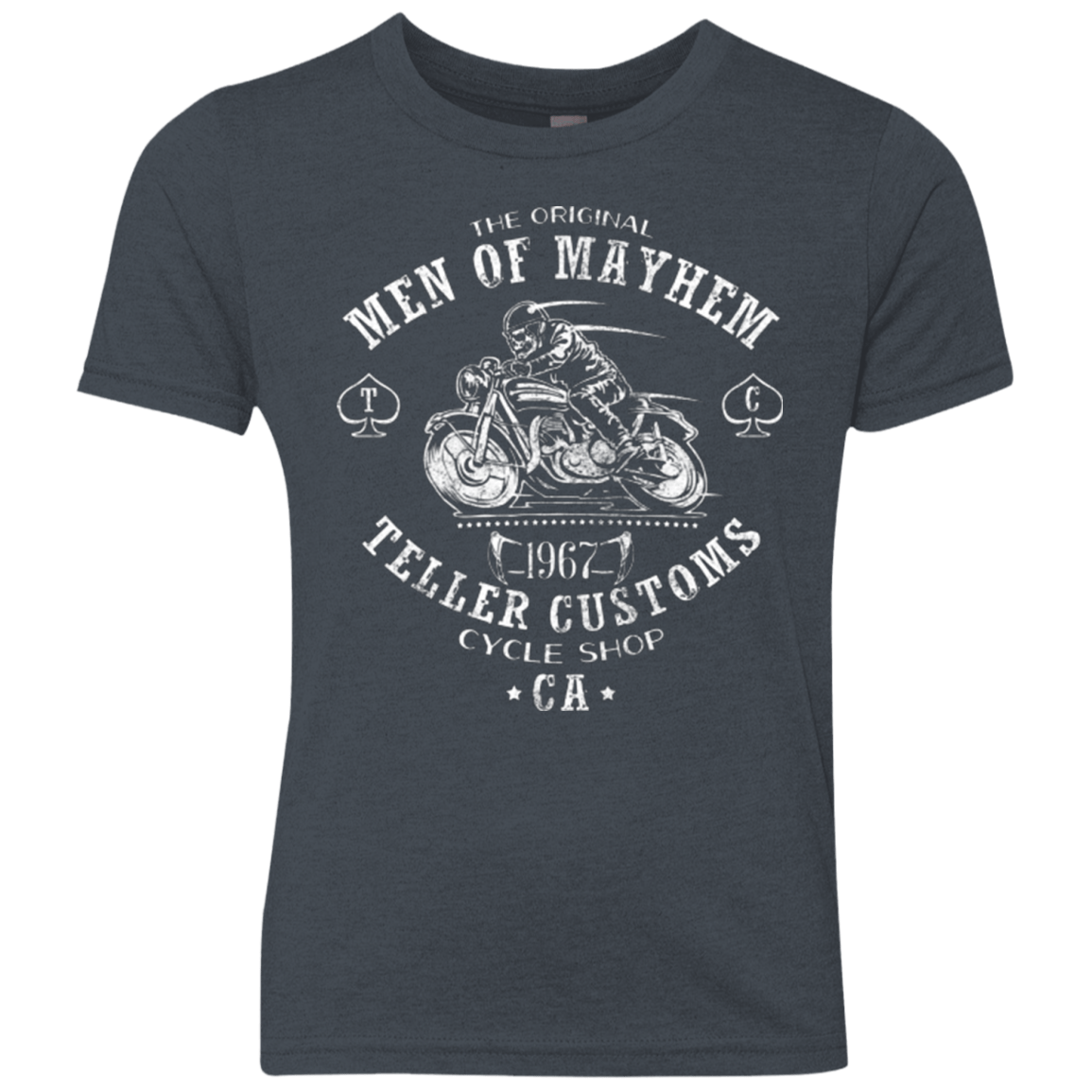T-Shirts Vintage Navy / YXS Teller Custom Youth Triblend T-Shirt