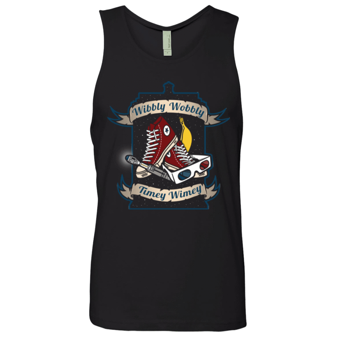 T-Shirts Black / Small Tennant Timey Tools Men's Premium Tank Top