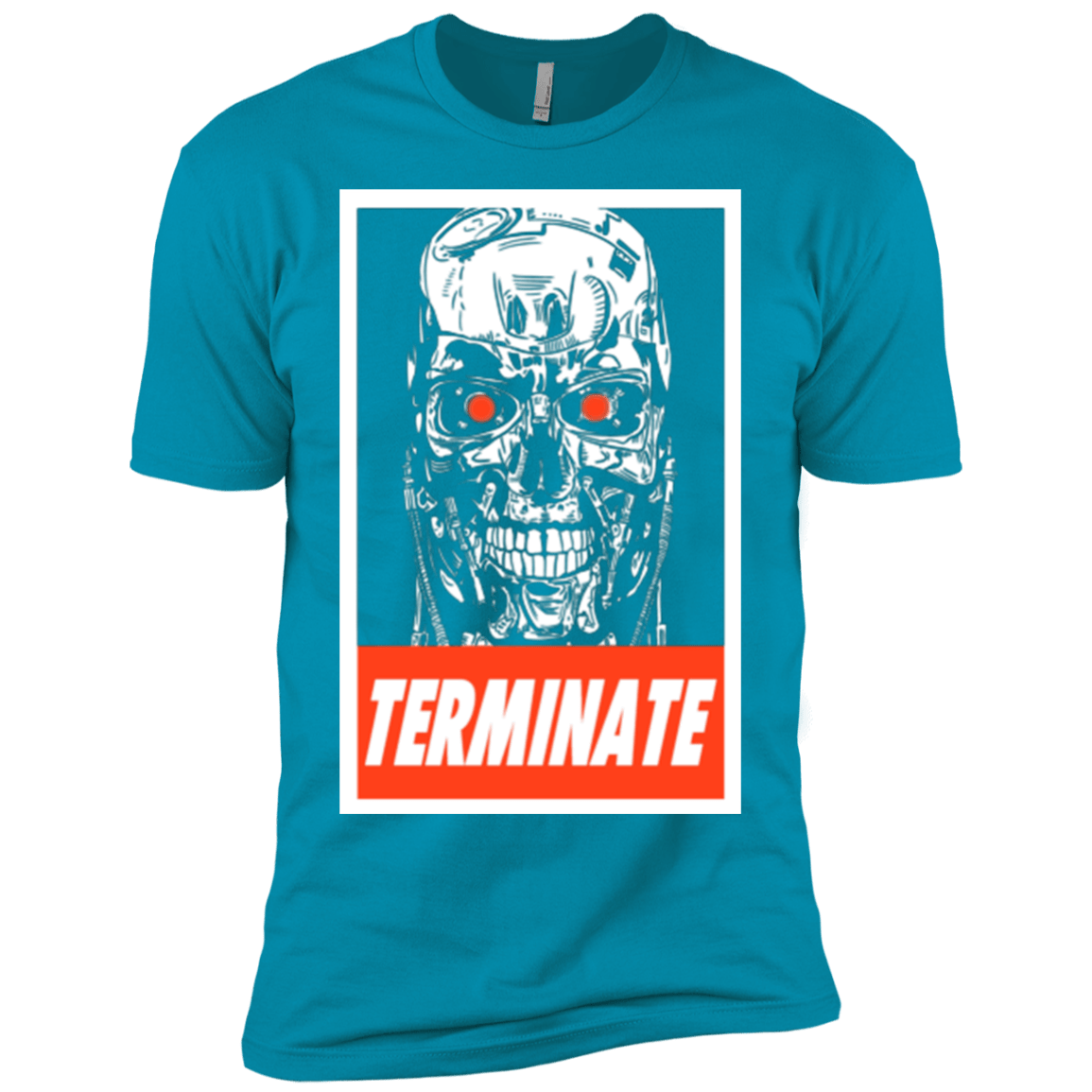 T-Shirts Turquoise / YXS Terminate Boys Premium T-Shirt
