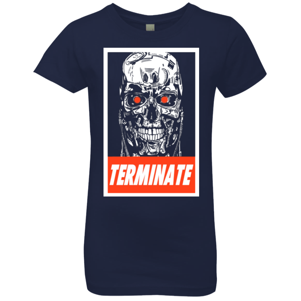 T-Shirts Midnight Navy / YXS Terminate Girls Premium T-Shirt