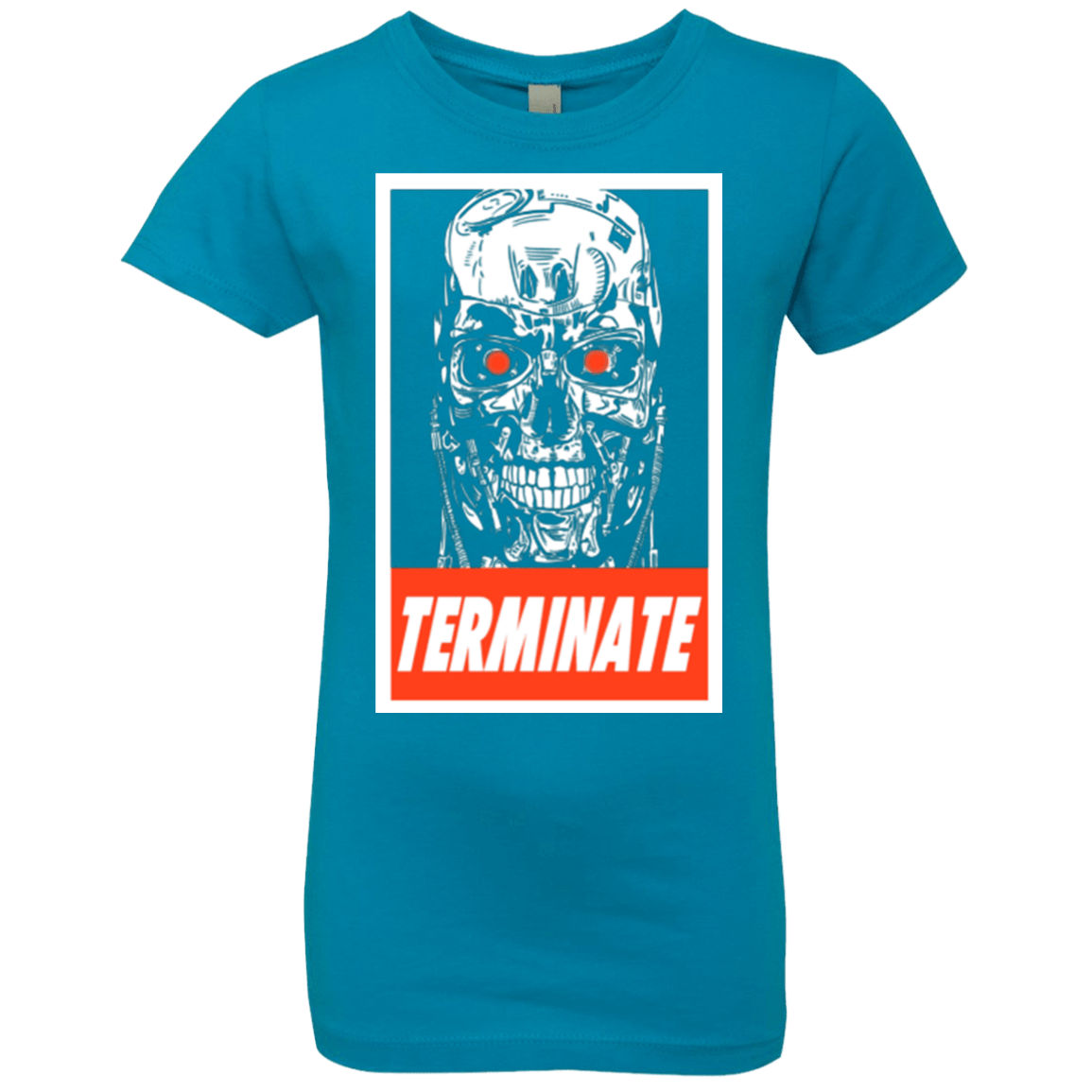 T-Shirts Turquoise / YXS Terminate Girls Premium T-Shirt