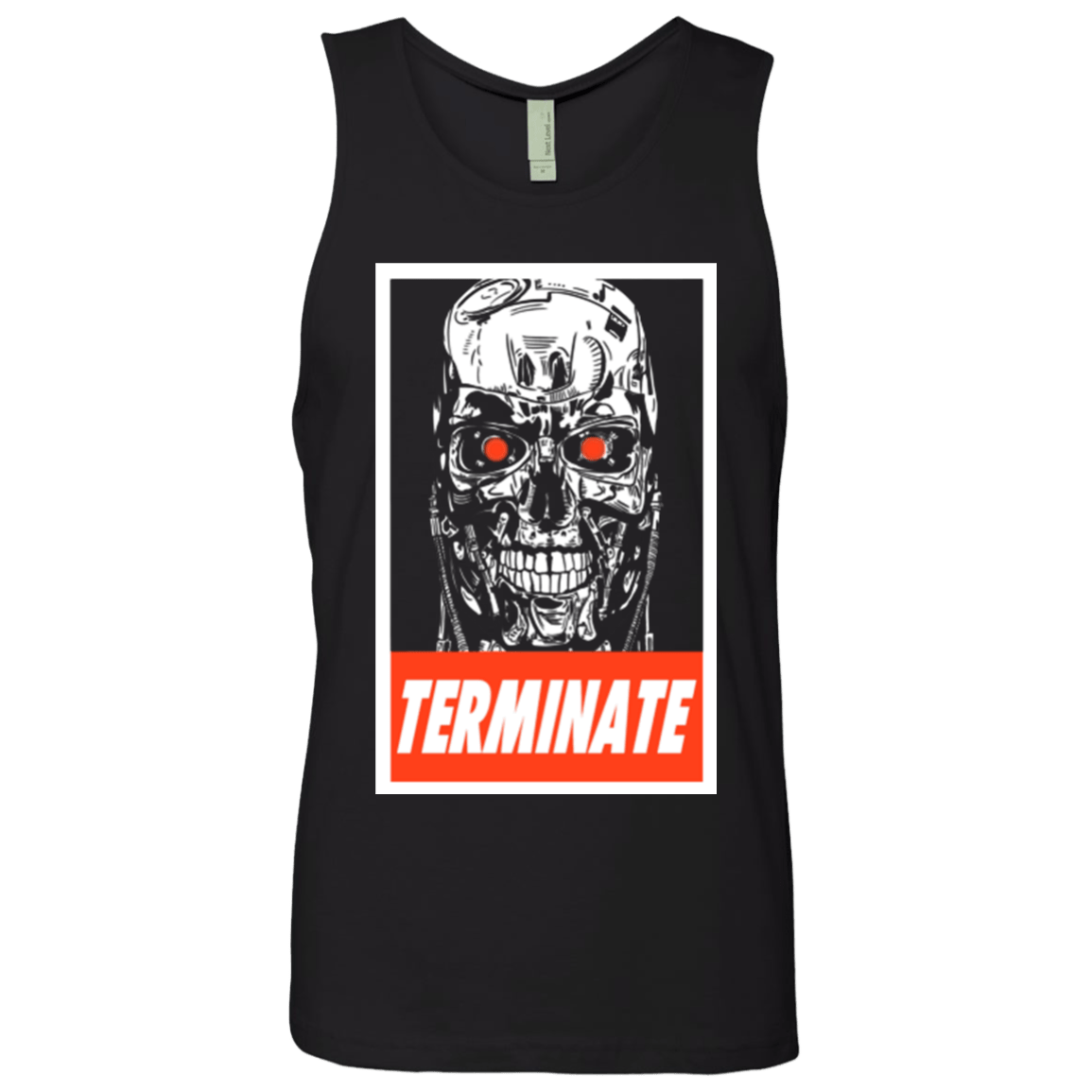 T-Shirts Black / Small Terminate Men's Premium Tank Top