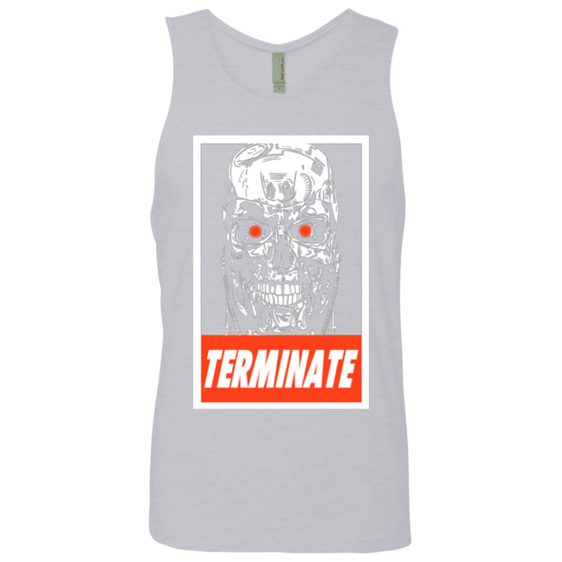 T-Shirts Heather Grey / Small Terminate Men's Premium Tank Top