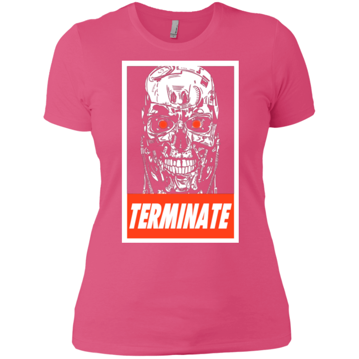 T-Shirts Hot Pink / X-Small Terminate Women's Premium T-Shirt