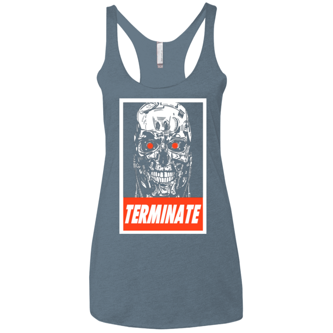 Terminate Women's Triblend Racerback Tank