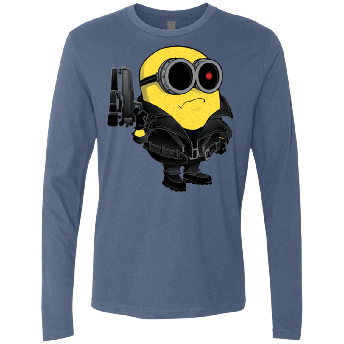 T-Shirts Indigo / Small Terminion Men's Premium Long Sleeve