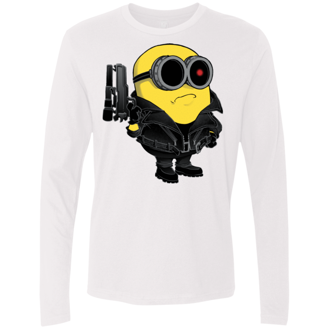 T-Shirts White / Small Terminion Men's Premium Long Sleeve