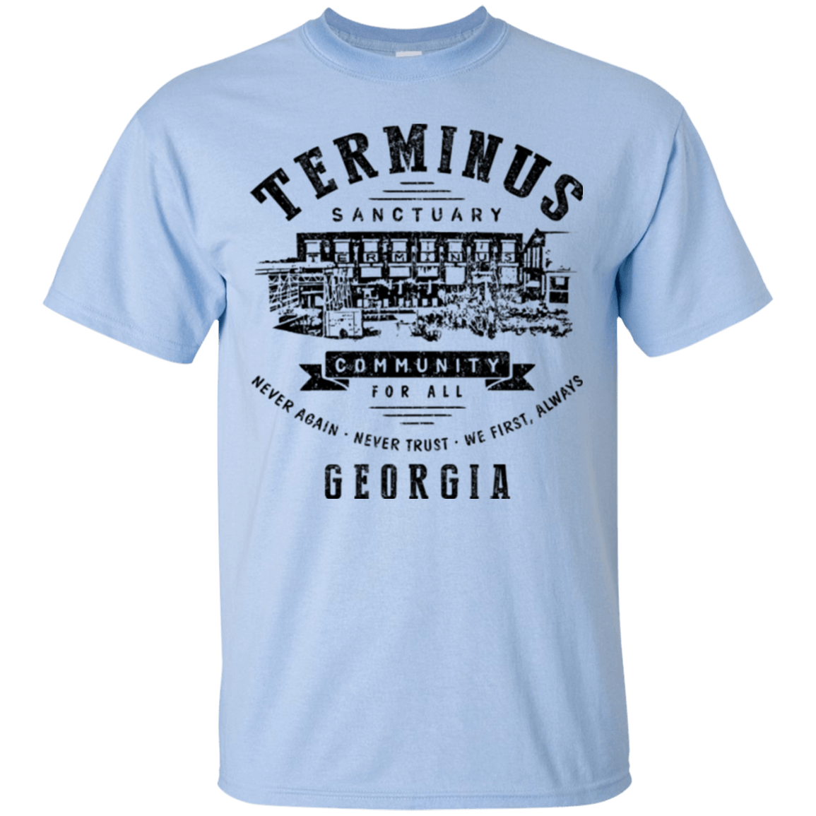 T-Shirts Light Blue / Small Terminus Sanctuary Community T-Shirt