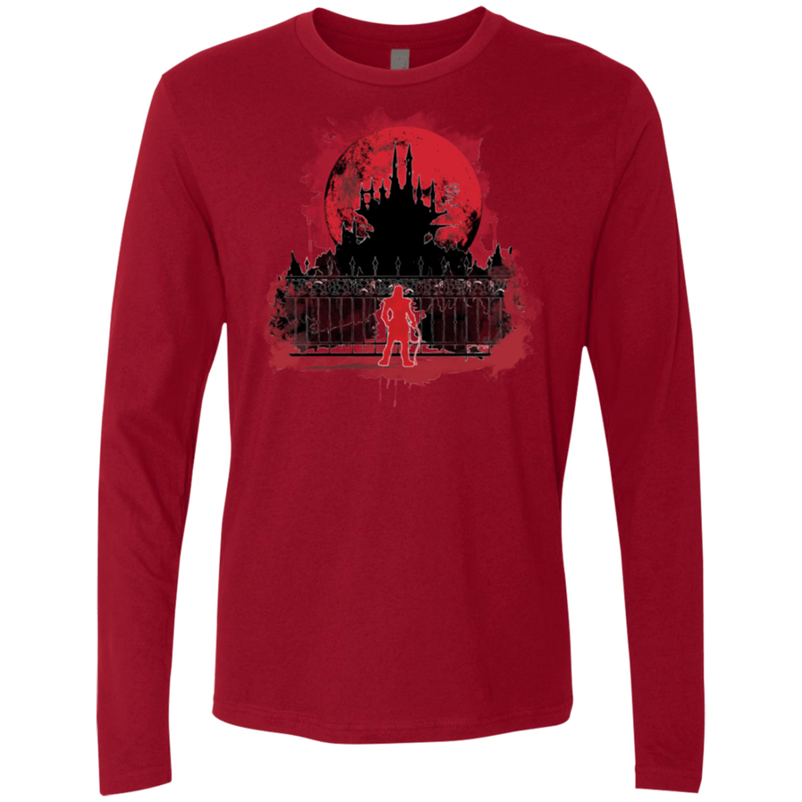 T-Shirts Cardinal / Small Terrible Night to Have a Curse Men's Premium Long Sleeve