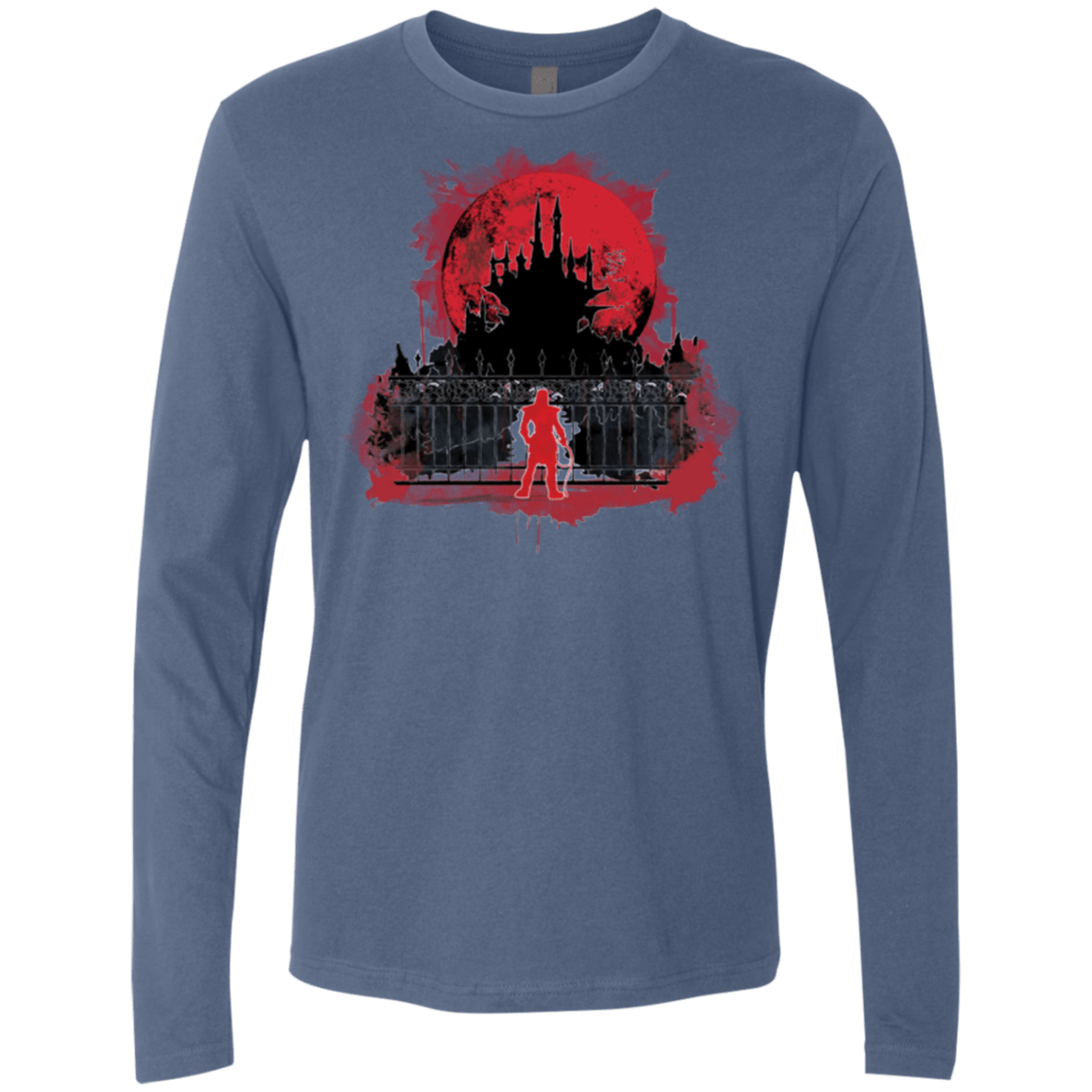 T-Shirts Indigo / Small Terrible Night to Have a Curse Men's Premium Long Sleeve